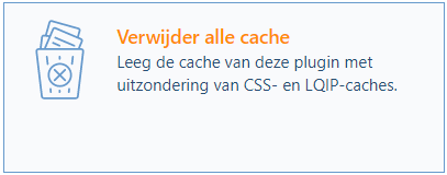 cache verwijderen