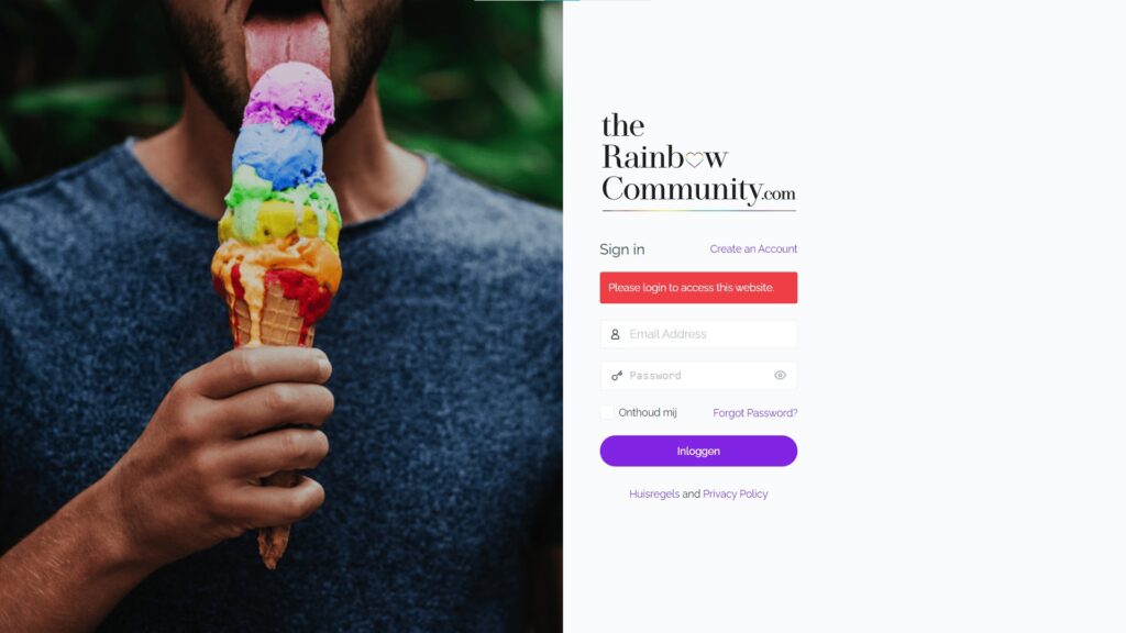 Screenshot rainbowcommunity