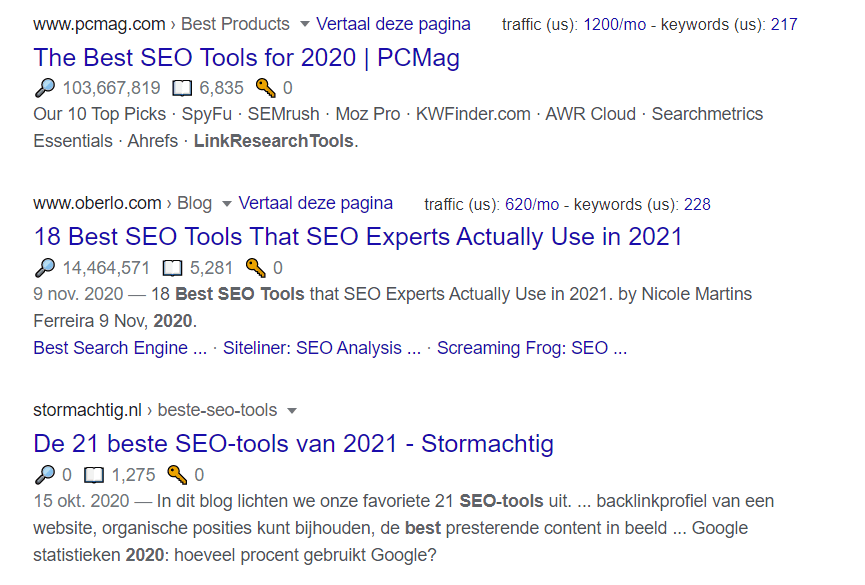 SEO Hoe kom ik op de eerste pagina van Google 2