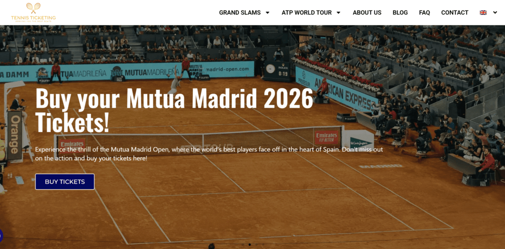 Blauwwwdruk webshop booking tennis tickets and reservations
